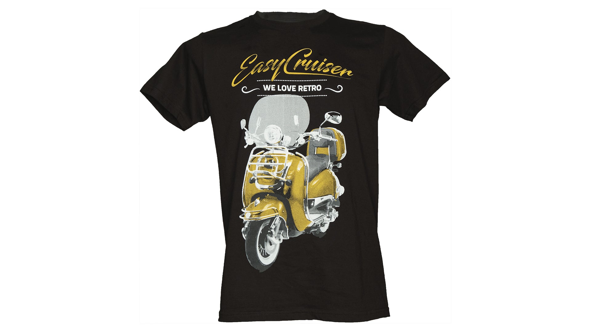 T-Shirt EasyCruiser Schwarz/Gold