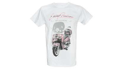 T-Shirt EasyCruiser Weiß/Pink