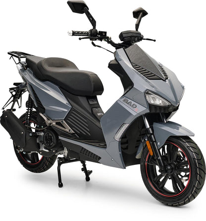 Motorroller BAD s Grau 125ccm Euro 5