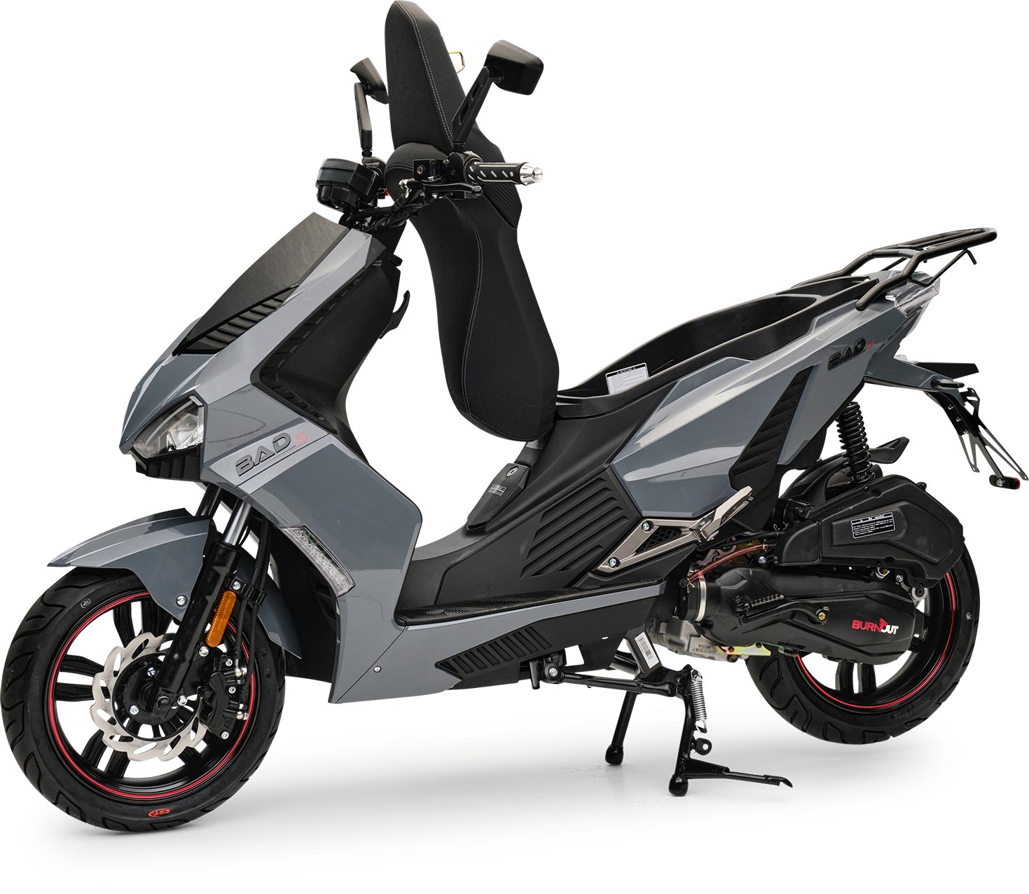 Motorroller BAD s Grau 125ccm Euro 5