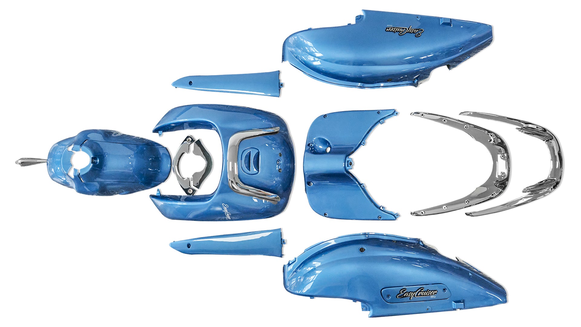 EasyCruiser E4 Verkleidungskit Royalblau/Metallic