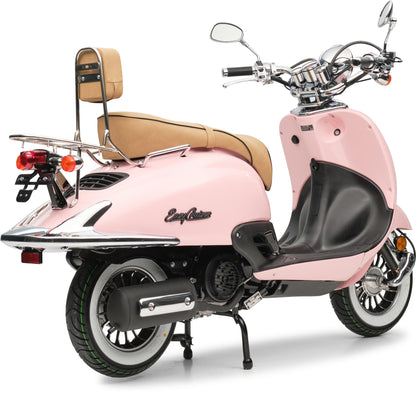 Retro Motorroller EasyCruiser Eco Rosa 50ccm