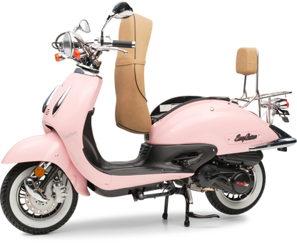 Retro Motorroller EasyCruiser Eco Rosa 125ccm