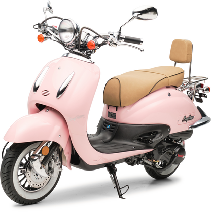 Retro Motorroller EasyCruiser Eco Rosa 125ccm